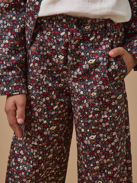 Pantalon fille petal&daisy - made with liberty fabrics Liberty petal and daisy 3 - vertbaudet enfant 