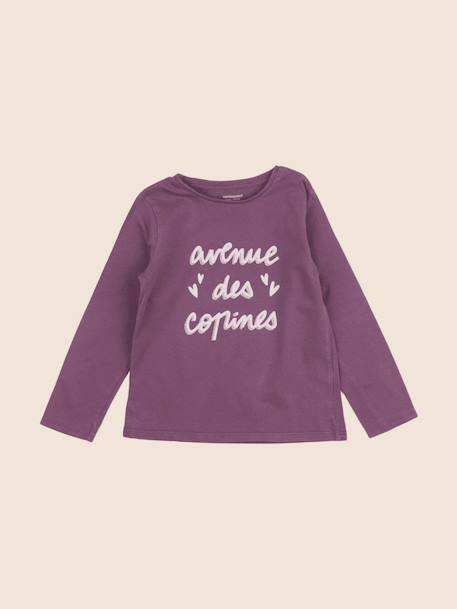 Tee-shirt - 5 ans Violet 1 - vertbaudet enfant 