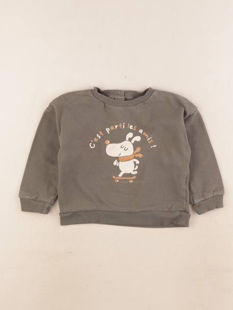 Sweat - 24 mois Vert 1 - vertbaudet enfant 