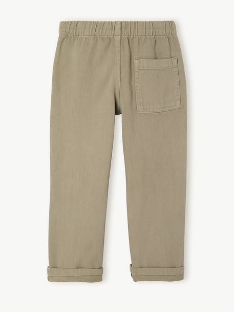 Pantalon garçon  fluide facile à enfiler garçon beige+bleu moyen+bleu nuit+terracotta+vert sauge 33 - vertbaudet enfant 