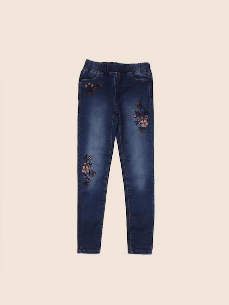 Jegging coton - 12 ans Bleu 1 - vertbaudet enfant 