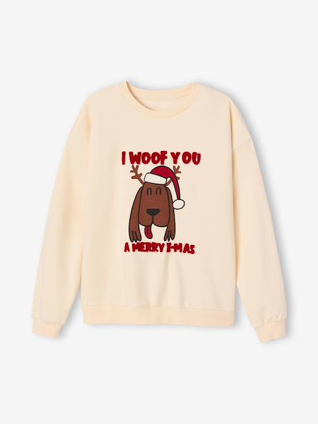 Sweat homme de Noël capsule famille vanille 4 - vertbaudet enfant 