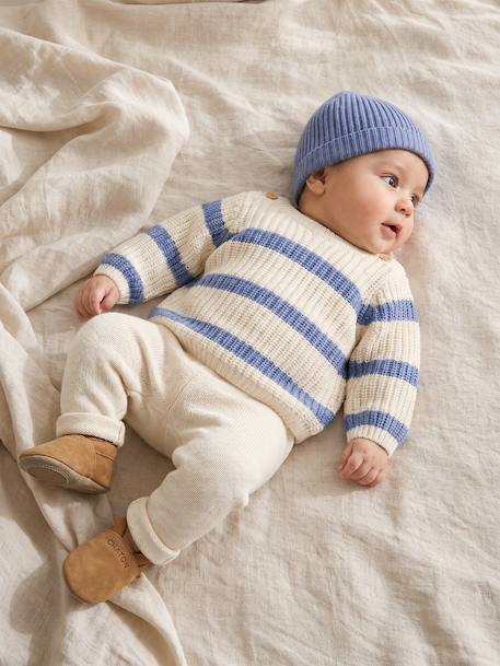 Ensemble 3 pièces naissance garçon bleu 3 - vertbaudet enfant 