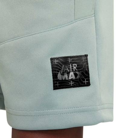 Short garçon Noir foncé+Vert sauge clair, noir 12 - vertbaudet enfant 