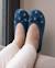 Chaussons ballerines ultra confortables, semelle en cuir, détail grand nœud Aubergine+Bleu canard+Bleu canardfleurs+Girafe+Gris chiné clair+Ivoire+Rayure marinière+Rayuresbleues+Rouge+Sauge+Vert d'eau 14 - vertbaudet enfant 