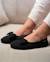 Chaussons ballerines microvelours semelle ultra souple mousse à mémoire forme Noir+Pois gris+Rouge 2 - vertbaudet enfant 