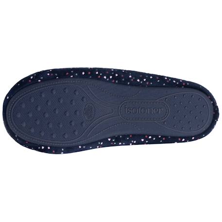 Chaussons ballerines suédine, semelle souple, mousse à mémoire forme Léopard beige+Marine+Noir 11 - vertbaudet enfant 