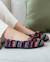 Chaussons ballerines semelle ergonomique confortables, semelle à mémoire de forme Camel+Noir+Rayures 14 - vertbaudet enfant 