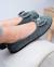 Chaussons ballerines souples, ultra confortables et légers, confort technologie everywear Bleu canardfleurs+Grisirisé+Léopard+Rayuresbleues+Sauge+Sauge noeud irisé+Taupe 32 - vertbaudet enfant 