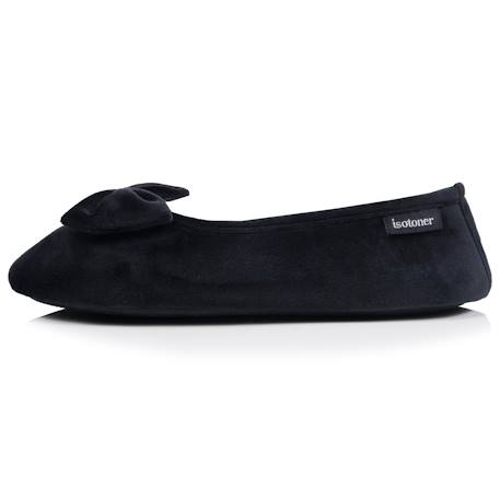 Chaussons ballerines suédine, semelle souple, mousse à mémoire forme Léopard beige+Marine+Noir 16 - vertbaudet enfant 