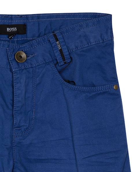 Short, bermuda garçon enfant en coton Bleu marine 2 - vertbaudet enfant 