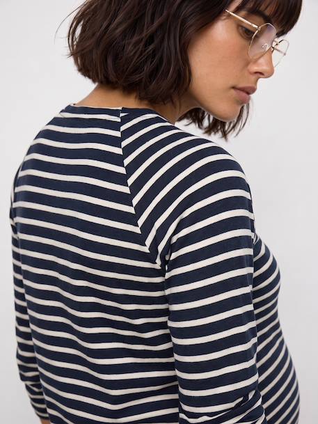 T-shirt grossesse et allaitement marine 4 - vertbaudet enfant 