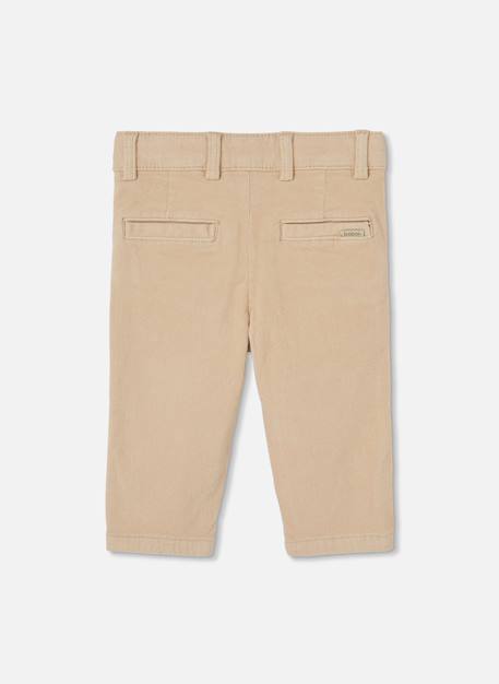 Pantalon garçon en velours côtelé fin Beige 3 - vertbaudet enfant 