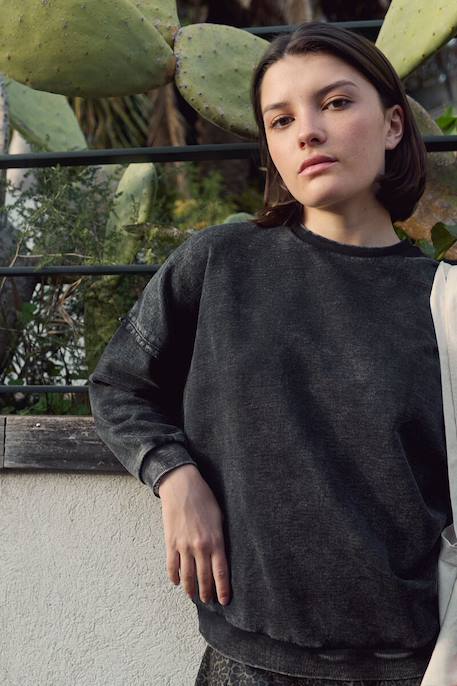Sweat-shirt merygi Black 2 - vertbaudet enfant 