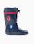 Bottes de pluie en caoutchouc avec imprimés spider-man Bleu foncé 1 - vertbaudet enfant 