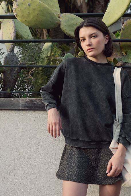 Sweat-shirt merygi Black 3 - vertbaudet enfant 