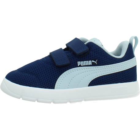 Basket à scratchs garçon courtflex v3 mesh Bleu blue 2 - vertbaudet enfant 