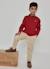 Pantalon garçon en velours côtelé fin Beige 1 - vertbaudet enfant 