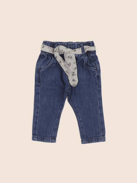 Jean - 6 mois Bleu 1 - vertbaudet enfant 
