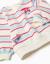 Sweat en coton peigné à rayures avec minnie Blanc 3 - vertbaudet enfant 