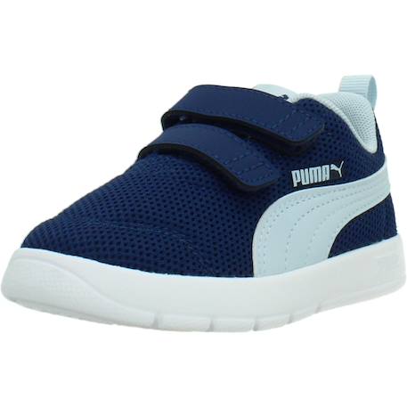 Basket à scratchs garçon courtflex v3 mesh Bleu blue 4 - vertbaudet enfant 