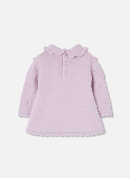 Robe bébé imprimée de fleur Violet 2 - vertbaudet enfant 