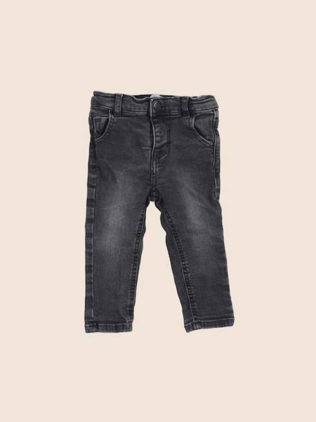 Jean - 12 mois Gris 1 - vertbaudet enfant 