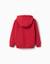Sweat à capuche avec imprimé en relief zy Blanc+Rouge 6 - vertbaudet enfant 