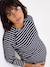 T-shirt grossesse et allaitement marine 5 - vertbaudet enfant 