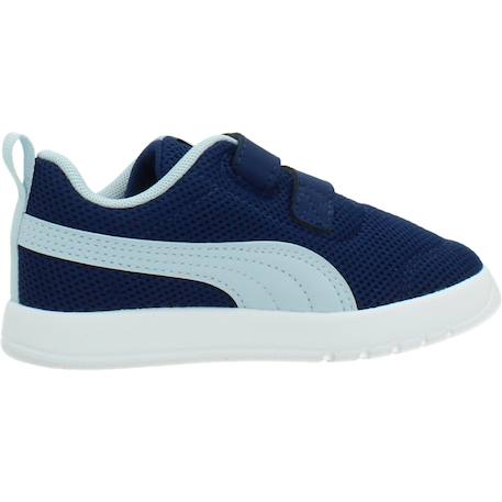 Basket à scratchs garçon courtflex v3 mesh Bleu blue 1 - vertbaudet enfant 