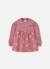 Robe fille en molleton imprimée fleurs Rose 1 - vertbaudet enfant 