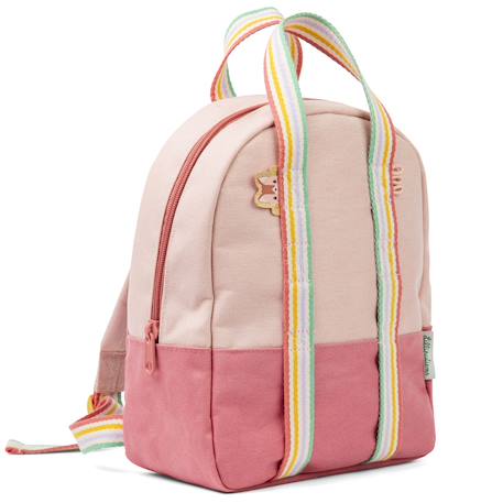Sac à dos beige ambre Rose, bleu, jaune 1 - vertbaudet enfant 