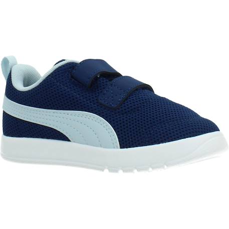 Basket à scratchs garçon courtflex v3 mesh Bleu blue 5 - vertbaudet enfant 