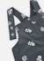 Robe fille chasuble imprimée fleurs Gris 4 - vertbaudet enfant 