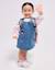 Robe salopette en jean avec broderie minnie Bleu 1 - vertbaudet enfant 