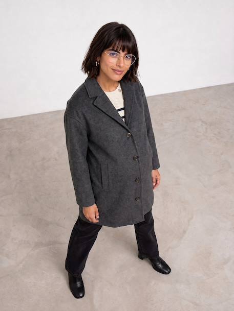 Manteau grossesse et protège bébé anthracite 1 - vertbaudet enfant 