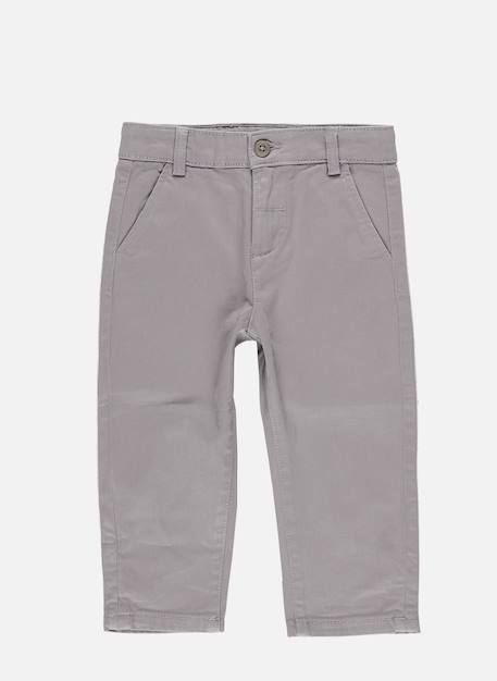 Pantalon garçon satiné élastique Gris 2 - vertbaudet enfant 