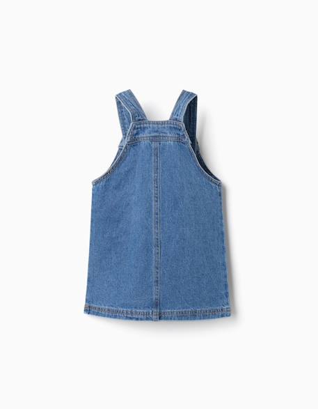 Robe salopette en jean avec broderie minnie Bleu 3 - vertbaudet enfant 
