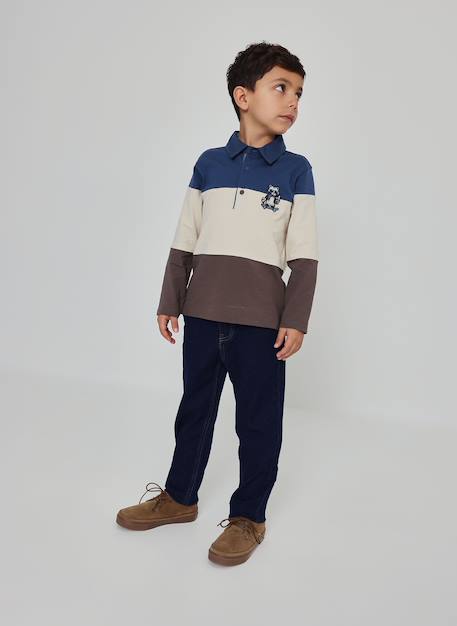 Pantalon garçon denim Bleu 1 - vertbaudet enfant 