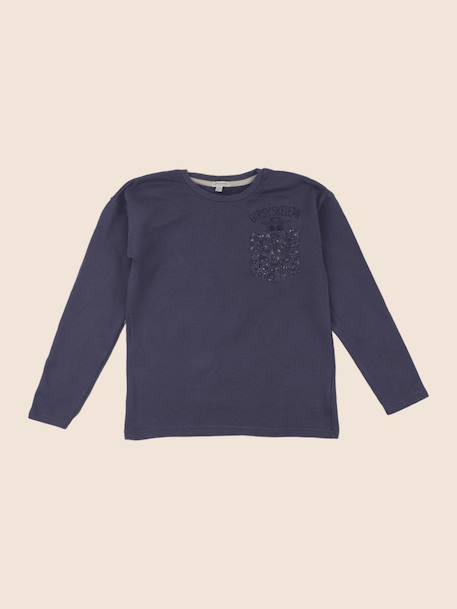 Tee-shirt - 12 ans Violet 1 - vertbaudet enfant 