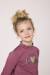 T-shirt manches longues 100% coton fille Rose fonce 4 - vertbaudet enfant 