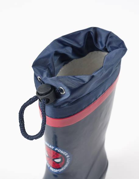 Bottes de pluie en caoutchouc avec imprimés spider-man Bleu foncé 4 - vertbaudet enfant 