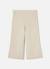 Pantalon fille velours côtelé fin wide leg Beige 3 - vertbaudet enfant 