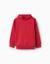 Sweat à capuche avec imprimé en relief zy Blanc+Rouge 5 - vertbaudet enfant 