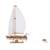 Yacht Beauté de l’Océan – Maquette décorative en bois à assembler Brown 2 - vertbaudet enfant 