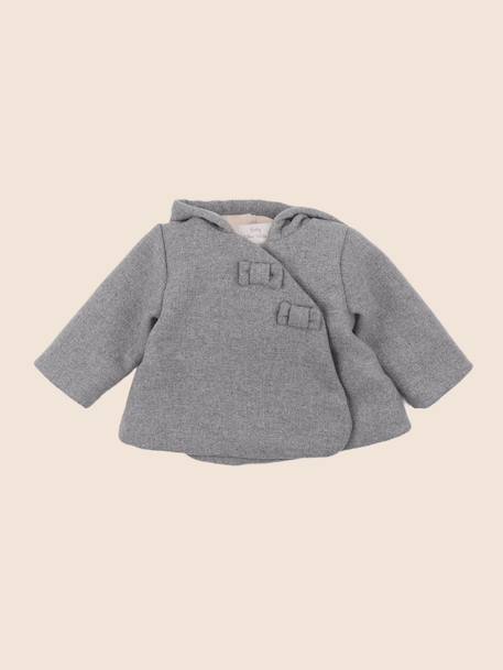 Manteau - 6 mois Gris 1 - vertbaudet enfant 