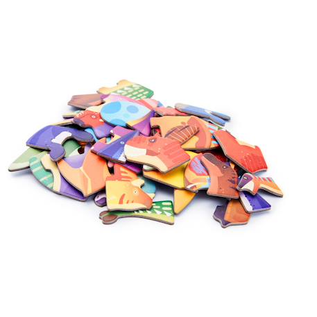 Mieredu - livre magnétique - le monde des dinosaures Multicolor 2 - vertbaudet enfant 