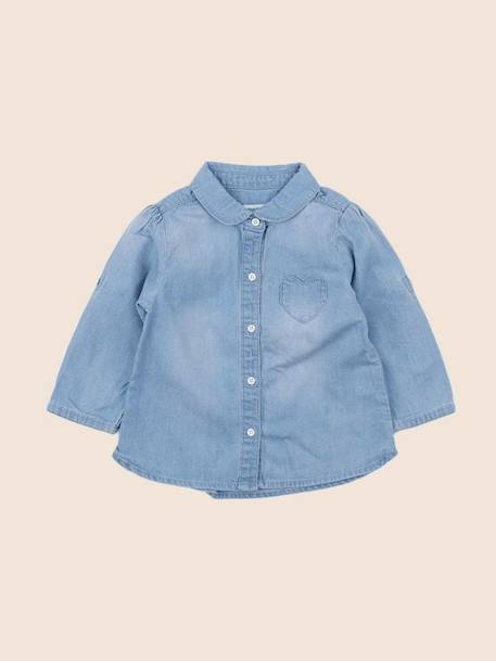 Chemise - 12 mois Bleu 1 - vertbaudet enfant 
