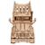 Camion de marchandise – Maquette en bois à construire, puzzle 3D mécanique tout-terrain Brown 2 - vertbaudet enfant 
