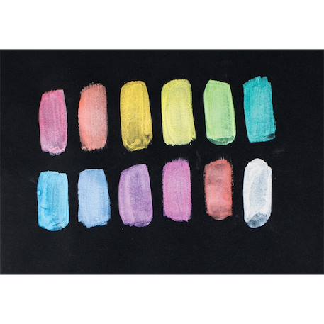 Aquarelles nacrées Chroma Blends – Set de 12 couleurs chatoyantes avec pinceau Multicolor 2 - vertbaudet enfant 